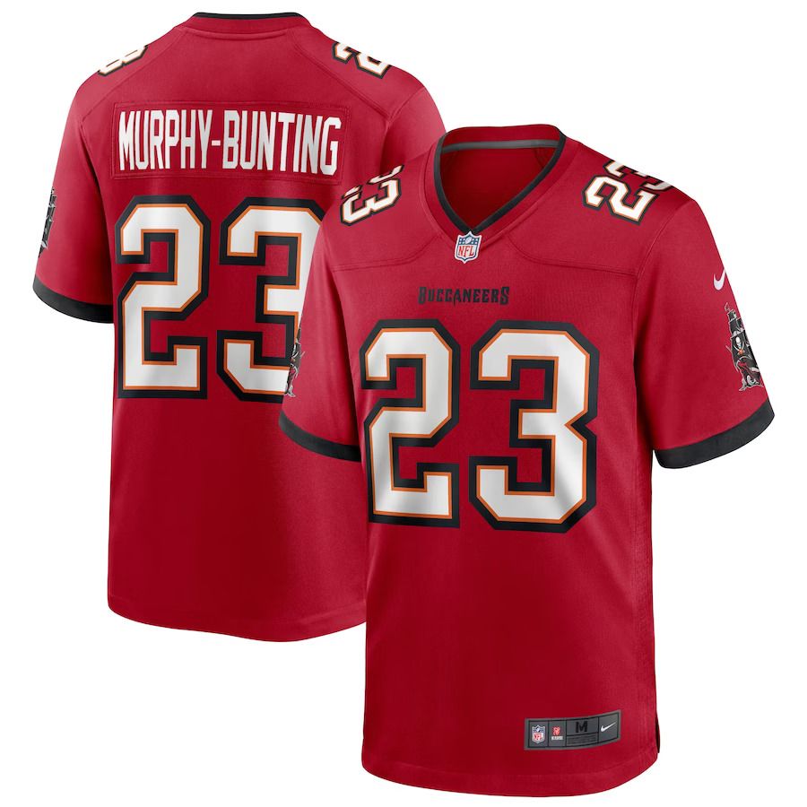 Men Tampa Bay Buccaneers 23 Sean Murphy-Bunting Nike Red Team Game NFL Jersey